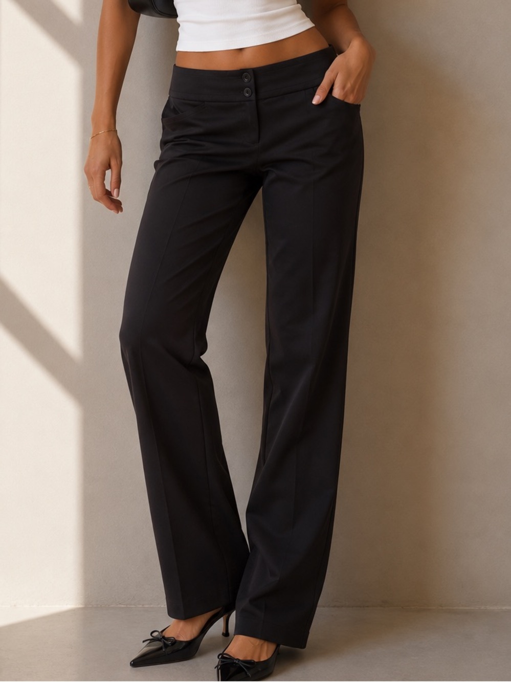 Vintage Suzy Shier Black Trousers